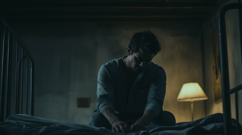 Man feeling frustrated and confused about sudden erectile dysfunction.